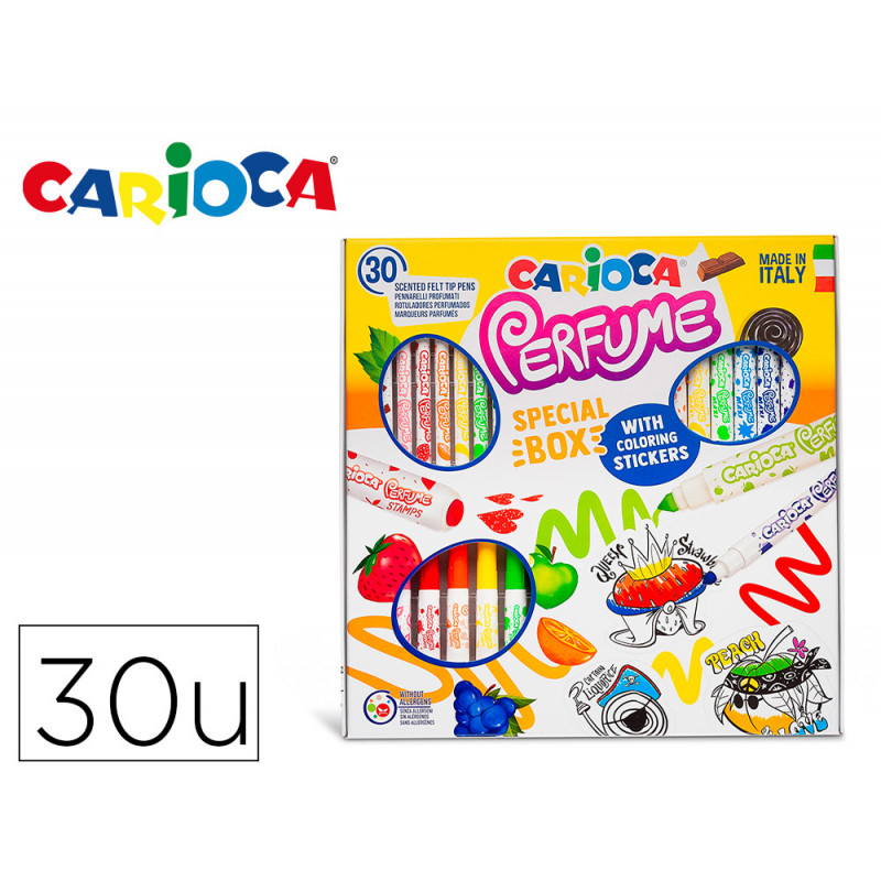 Carioca Magic20 – Feutres Magiques Encre Changeante De Couleur, Effaçables, Set De 20 Couleurs Assorties Pour Enfants