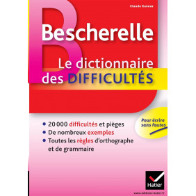 Le Dictionnaire des difficultés - Bescherelle