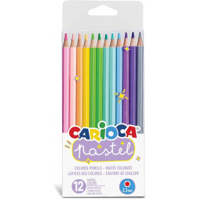 Crayons de couleur pastel Carioca 43034 lot de 12