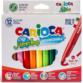 CARIOCA Markers JUMBO 12 Colors