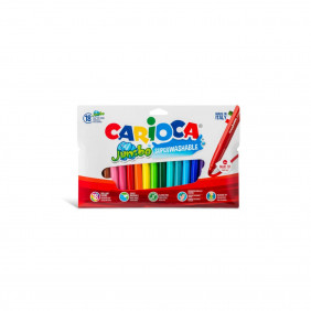 CARIOCA marqueurs JUMBO 18 Couleurs