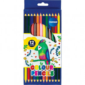 Crayons de couleur - 12 couleurs - Centrum