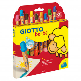 GIOTTO be-bè super crayon de couleur K12 - A partir de 2 ans et +