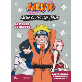 Mon bloc de jeux Naruto - Le monde de Naruto - Album - Dès 7 ans