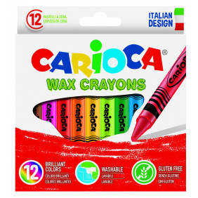 CARIOCA 12 crayons à cire