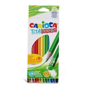 Crayons De Couleur Tita Effaçable 12 Pièces