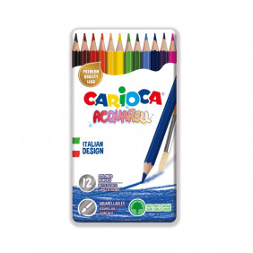 Crayons Aquarelles Boite 12 Pièces