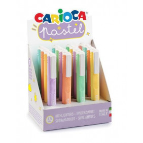 CARIOCA Lot de 16 surligneurs Pastel