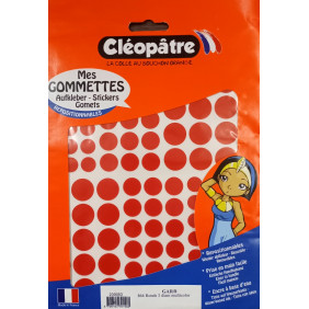 Gommettes Rondes - 8 Planches - Couleurs unique