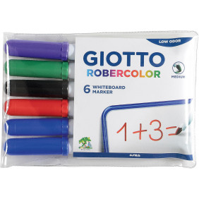 GIOTTO Robercolor - Pochette 6 feutres - Pointe ogive médium