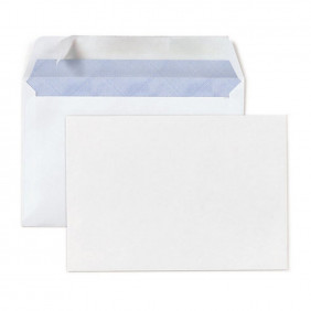 Enveloppes Blanches - Auto-adhésives - 80g - C6