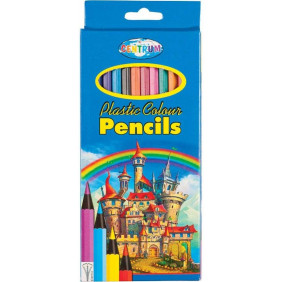 12 crayons de couleur sans bois - Centrum - Plastique