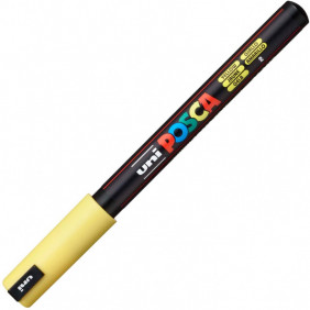 Marqueur Posca pointe calibrée trait extra-fine 0.7mm Jaune PC1MR