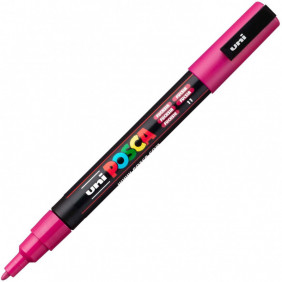 Marqueur pointe conique fine - Posca - Rose fuschia - PC3M