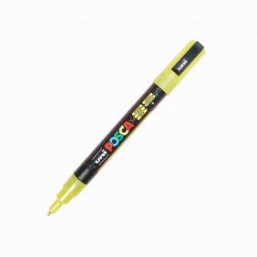 POSCA marqueur PC3ML pointe conique fine en plastique jaune