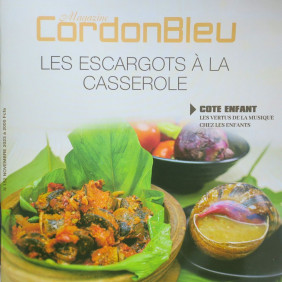 Les escargots à la casserole - Cordon Bleu Magazine - Novembre 2023 - N°152