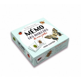 Mémo Les insectes de mon jardin - Avec 24 cartes - 1 - 3 ans