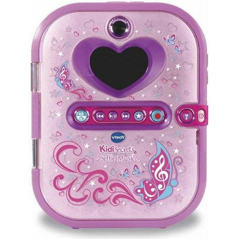 Journal intime 8 en 1 VTech KidiSecrets avec reconnaissance faciale et lecteur de musique rose