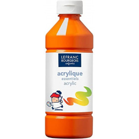 Acrylique Liquide Essentiel - ‎Lefranc Bourgeois - 500ml - Orange - Dès 3 ans
