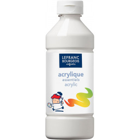Acrylique Liquide Essentiel - ‎Lefranc Bourgeois - 500ml - Blanc - Dès 3 ans