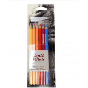 Blister 6 Crayons - Conté à Paris - Pastel Paysage - 591195