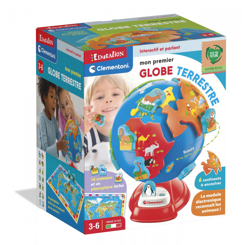 Globe terrestre interactif