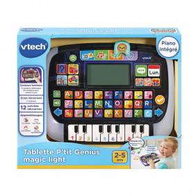 VTech- Tablette P'tit Genius Magic Light, Tablette Enfant - 2/5 ans - Version FR