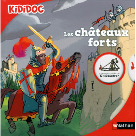 Les châteaux forts - livre animé Kididoc - Dès 4 ans