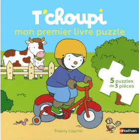 Mon premier livre puzzle T'choupi - Dès 2 ans - Album