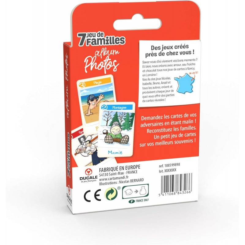 Ducale – Jeu De 7 Familles Mon Album Photos – 44 Cartes Pour Enfants Dès 4 Ans
