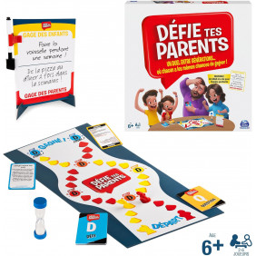 Défie Tes Parents - Un Jeu de Plateau Convivial - Multijoueurs - De 6 ans à +