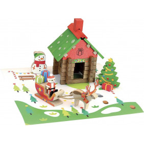 Maison de Noël - 50 pièces - Jeujura - Jeux de Construction - Dès 5 ans