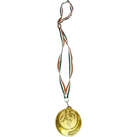 Médaille foot Zamak - Or - 70 mm