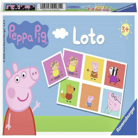 Un premier jeu éducatif mêlant observation - Ravensburger - Loto Peppa Pig - Dès 3 ans