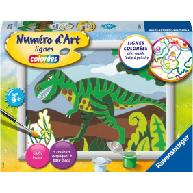 Kit de Peinture par numéros - Dinosaures - Ravensburger - Dès 7 ans