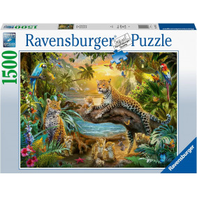 Puzzle Adulte Léopards dans la jungle - 1500 pièces - Ravensburger - Dès 14 ans