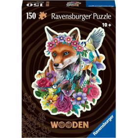 Puzzle en bois - Renard coloré - 150 pièces - Ravensburger - Dès 10 ans