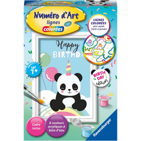Puzzle Kit de peinture par numéros - Happy Birthday - Ravensburger - Dès 7 ans