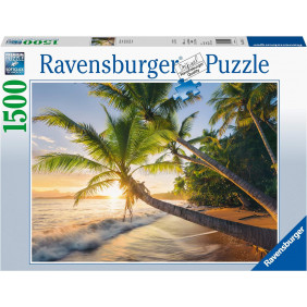 Puzzle Adulte - Plage secrète - 1500 pièces - Ravensburger - Dès 14 ans