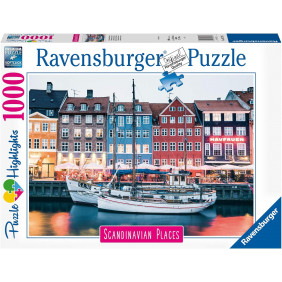 Puzzle Adulte - Copenhague, Danemark - 1000 pièces - Ravensburger - Dès 14 ans
