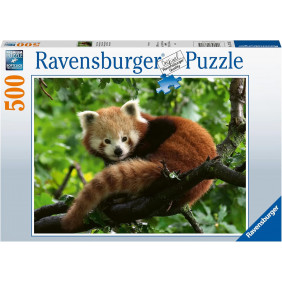 Puzzle Adulte - Adorable Panda roux - 500 pièces - Ravensburger - Dès 12 ans