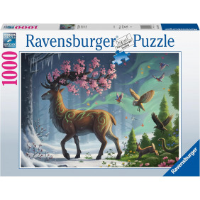 Puzzle Adulte - Le cerf du printemps - 1000 pièces - Ravensburger - Dès 14 ans