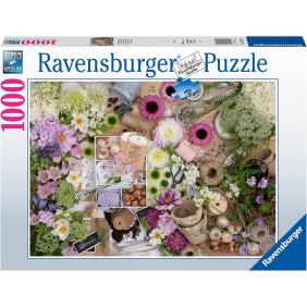 Puzzle Adulte - Pour l'amour des fleurs - 1000 pièces - Ravensburger - Dès 14 ans