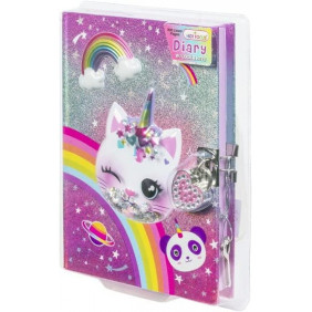 Carnet secret avec cadenas - Multicolore - 3 ans et plus