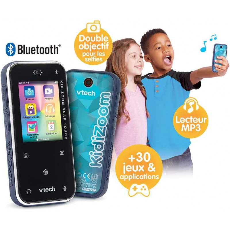 Smartphone Vtech Kidizoom Snap Touch Bleu - Autre jeux éducatifs et