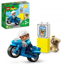 LEGO 10967 Duplo La Moto De Police, Jouet pour Les Enfants de 2 Ans et Plus