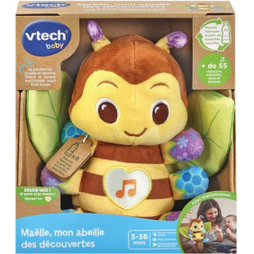 Peluche musicale - Maëlle, mon abeille des découvertes - Dès 3 Mois