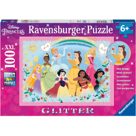 Puzzle 100 pièces XXL - Fortes, belles et courageuses / Disney Princesses - Dès 6 ans