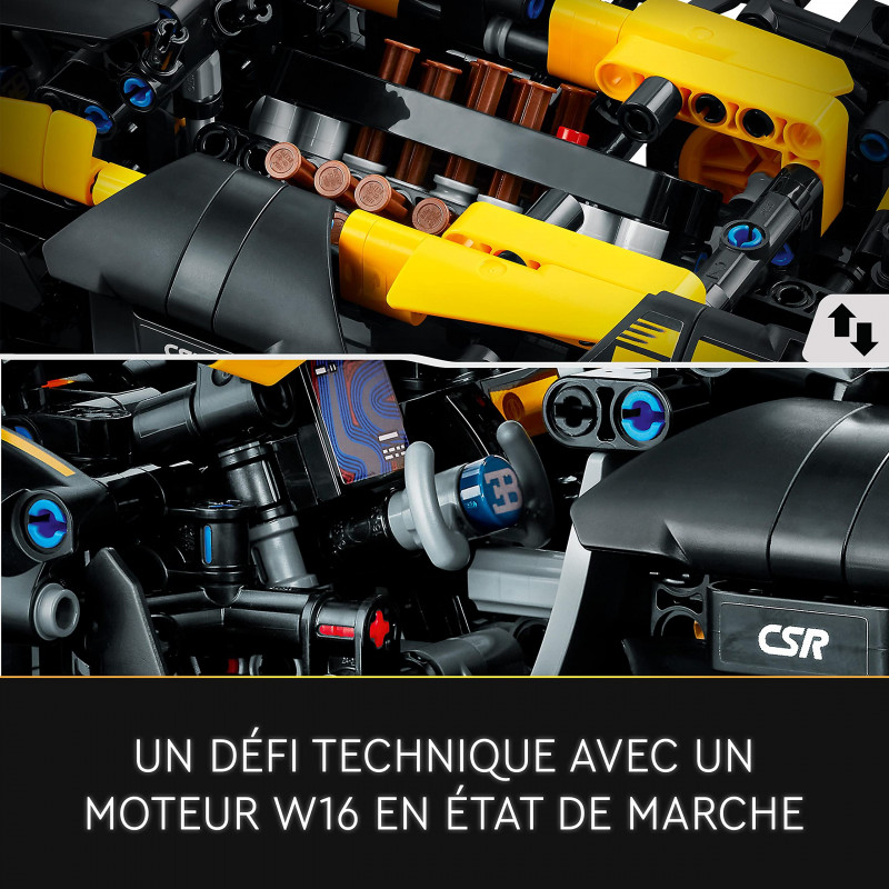 LEGO Technic 42151 Le Bolide Bugatti, Jouet de Voiture, de Course