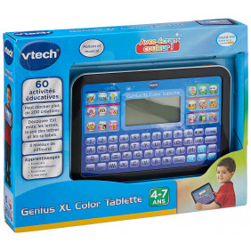 Vtech - 155205 - Ordinateur Pour Enfant - Tablette - Genius Xl - Noir - Version FR - Age 4-7 Ans